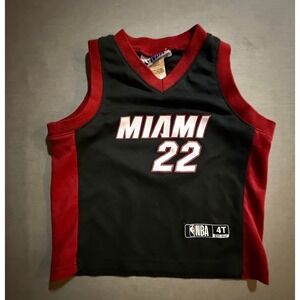 NBA Miami Heat #22 Jersey Tank Top‎ Toddler Size 4T Basketball